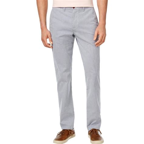 tommy hilfiger custom fit pants|tommy hilfiger stretch pants men.